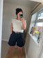 Cotton Shorts - Black