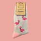 Jess & Lou Bamboo Socks - Flamingo Pink