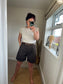 Cotton Shorts - Chocolate