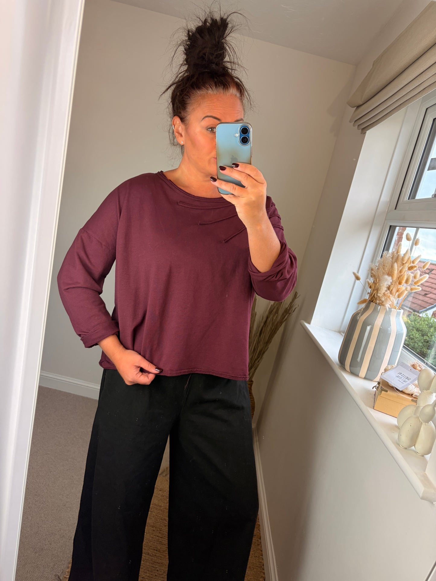 Jersey Top - Wine
