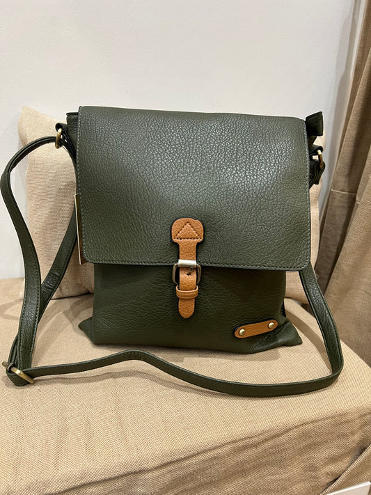 Satchel Crossbody Bag - Khaki