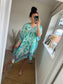 Kaftan Cover Up - Paisley Aqua