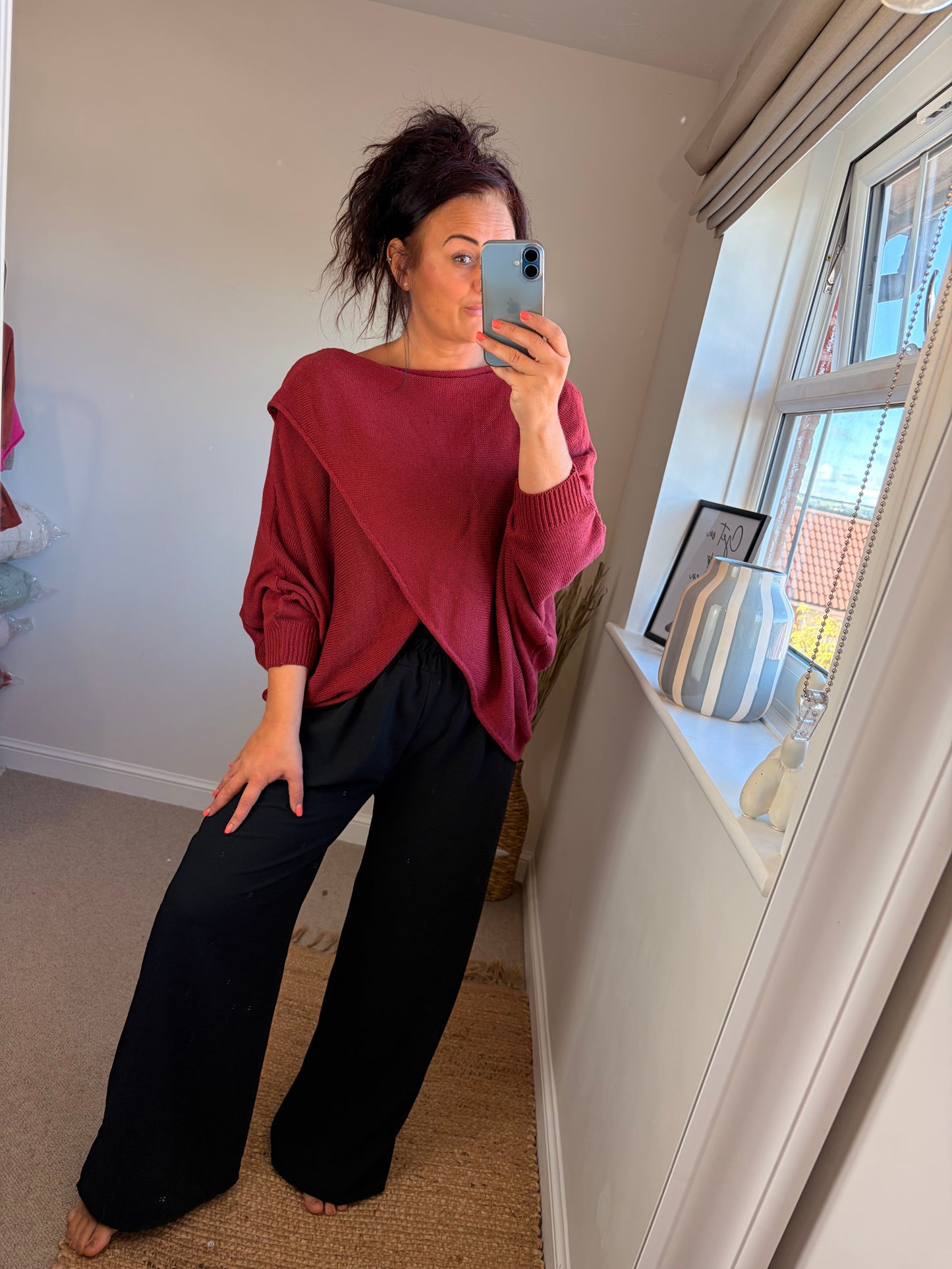 Wrap Knit - Raspberry