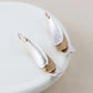 Peace Of Mind - Silver Plated Triple Layer Drop Earrings