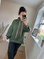 Leopard Hoodie - Khaki