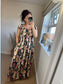 STEVIE Maxi Button Dress with Pockets - Multi