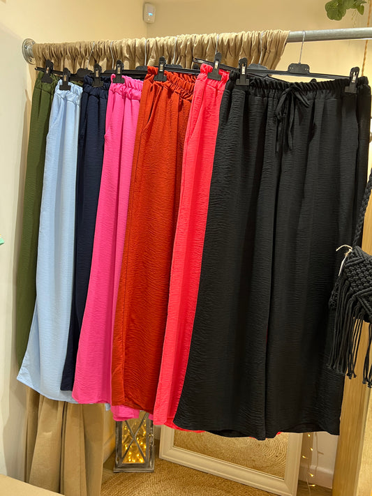 Wide Leg Trousers