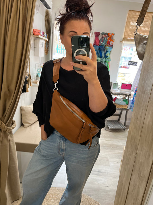 Medium Sling Bag - Tan