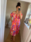 STEVIE Midi Button Dress with Pockets - Bright