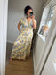 Shirred Dress - Lemon