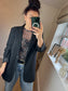 Mesh Long Sleeve Top - Leopard