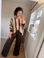 Wrap Knit - Stripe Blush