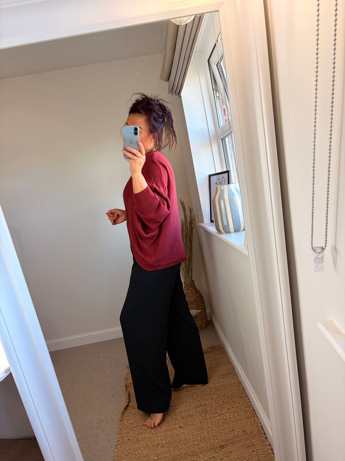 Wrap Knit - Raspberry