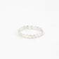 Silver Plated Adjustable Ring - Dainty Dot
