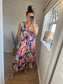 LOTTIE Maxi Button Dress with Pockets -  Retro
