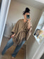 Knotted Cape - Beige