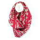 Snood Scarf - Pink/Beige