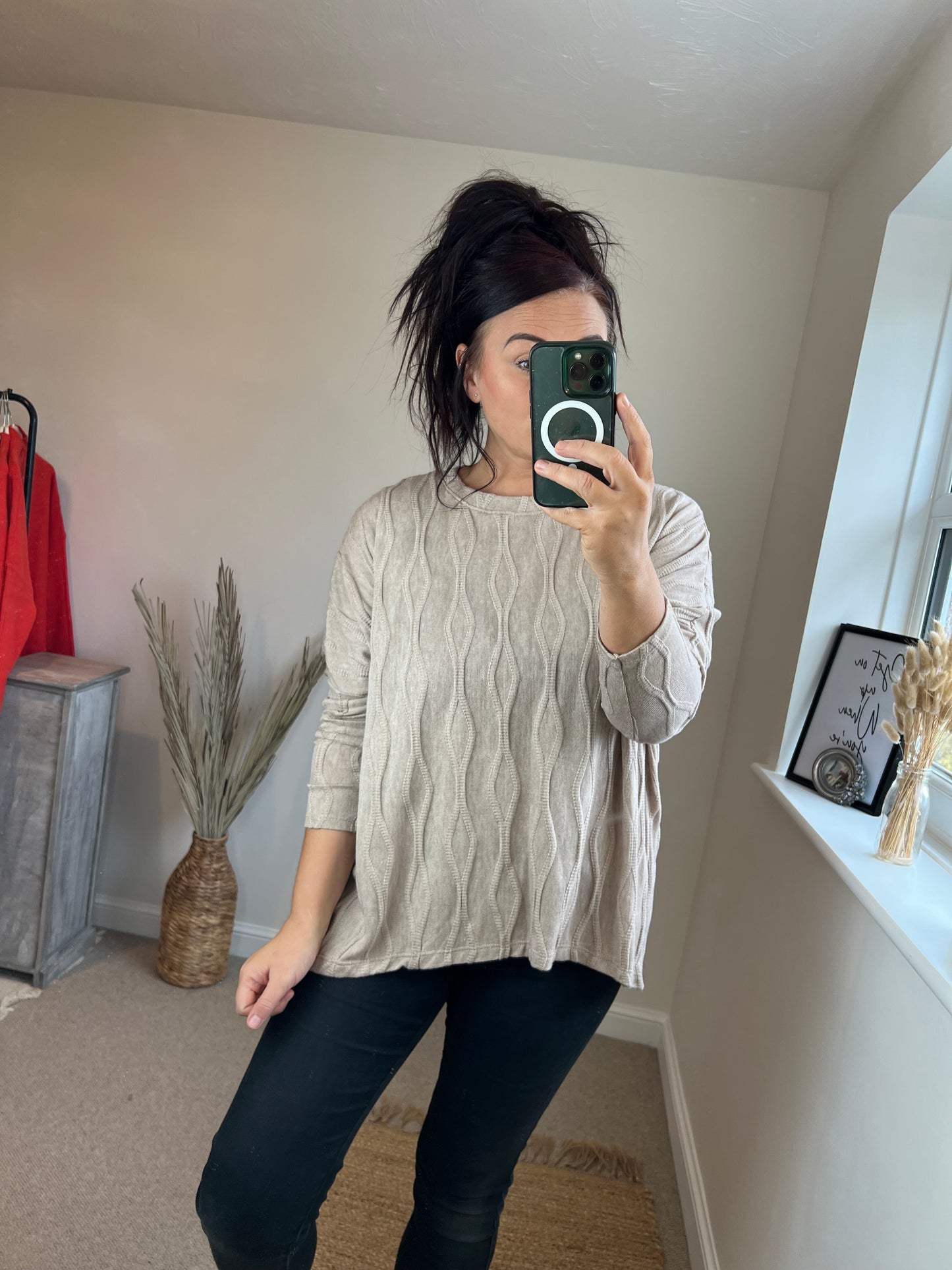 Wave Jumper - Cream