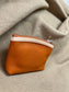 Leather Coin Purse - Rust