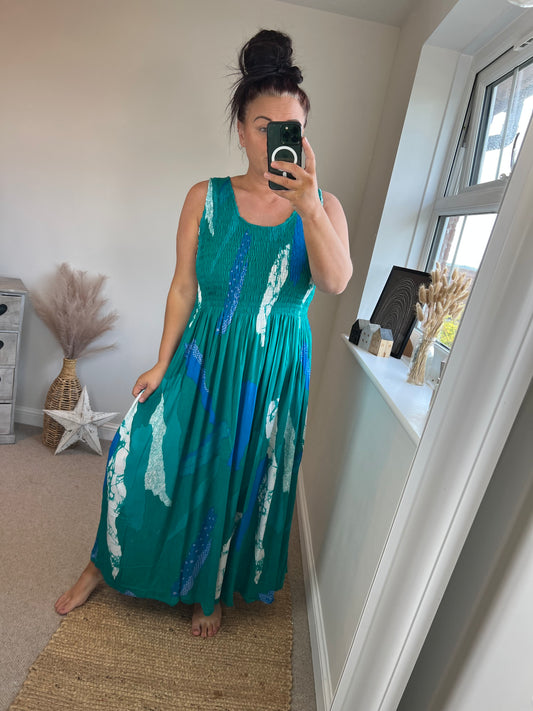 Magic Karetta Maxi Dress - Aqua