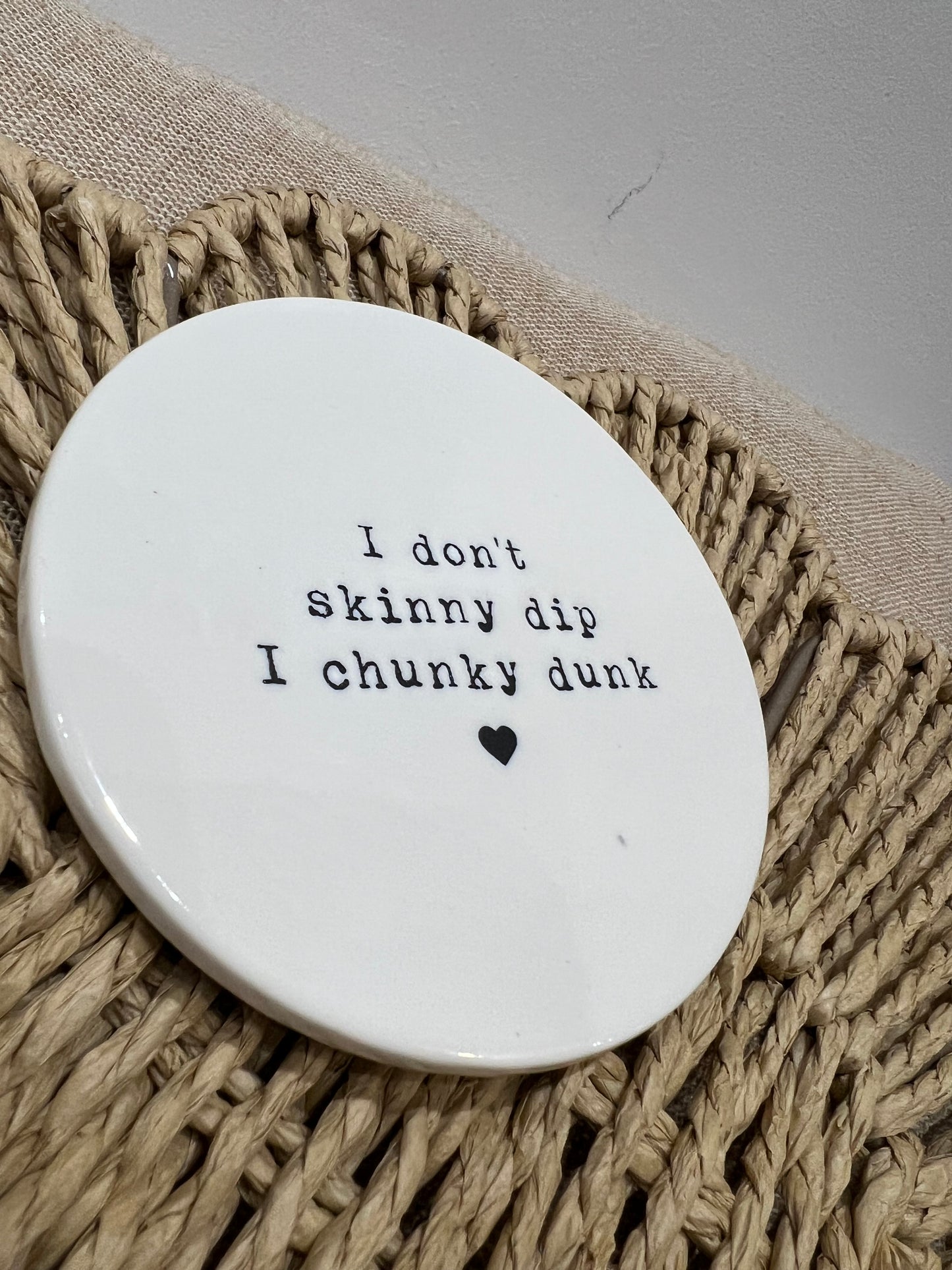 Porcelain Coaster - Skinny Dip