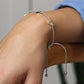 Peace of Mind - Adjustable Heart Snake Chain Bracelet
