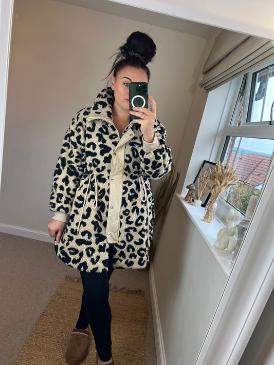 Fleece Jacket - Leopard