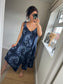 Tie Dye Jumpsuit - Navy