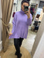 Roll Neck Jumper - Lilac