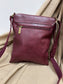 Satchel Crossbody Bag - Wine