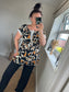 Shirred Waist Top - Black