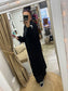 Long Balloon Sleeve Cardi - Black