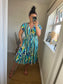 LOTTIE Midi Button Dress with Pockets - Multi