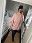 Roll Neck Jumper - Blush