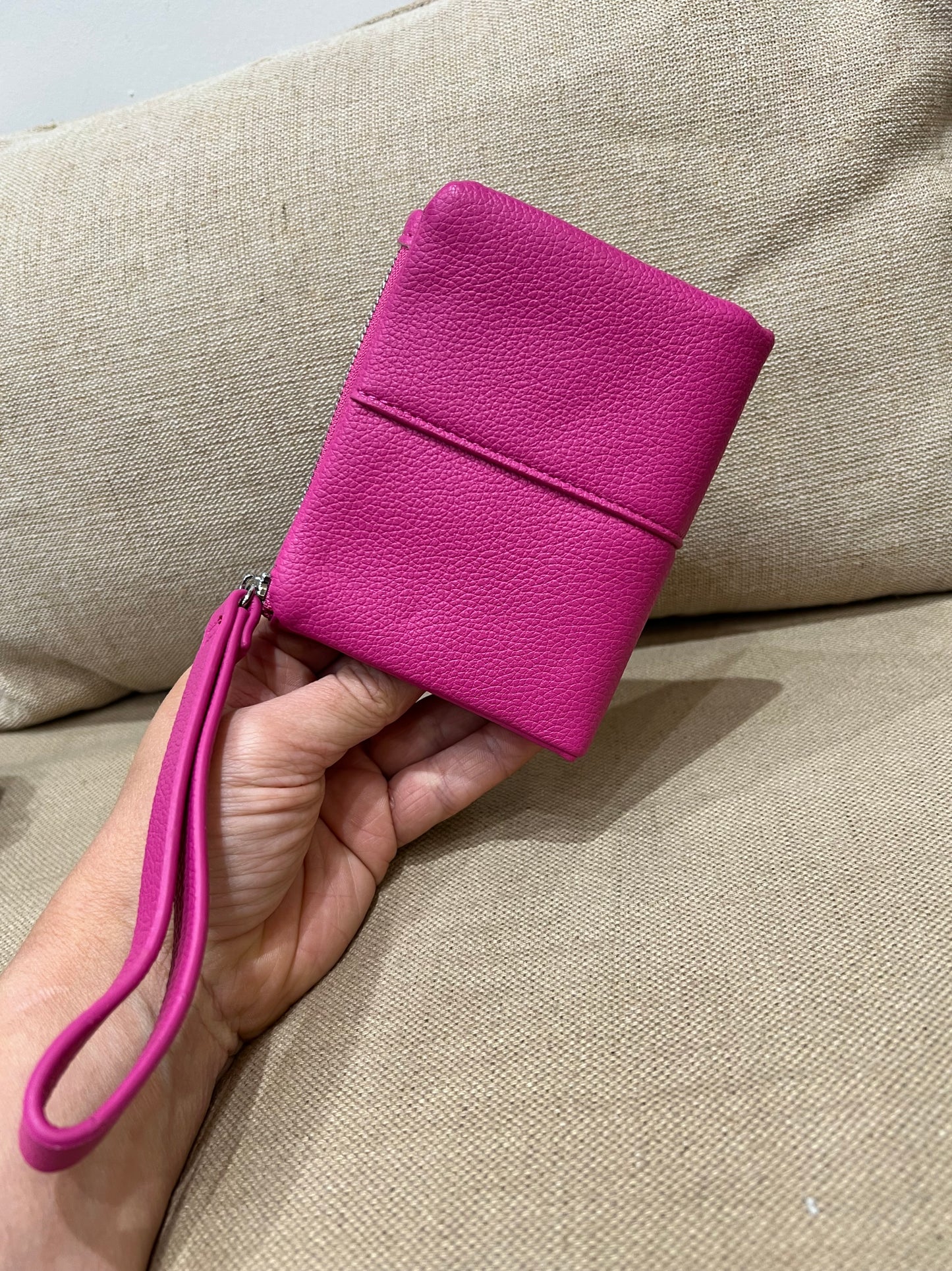 Wristlet Purse - Cerise