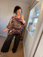 Marble Floaty Top - Chocolate