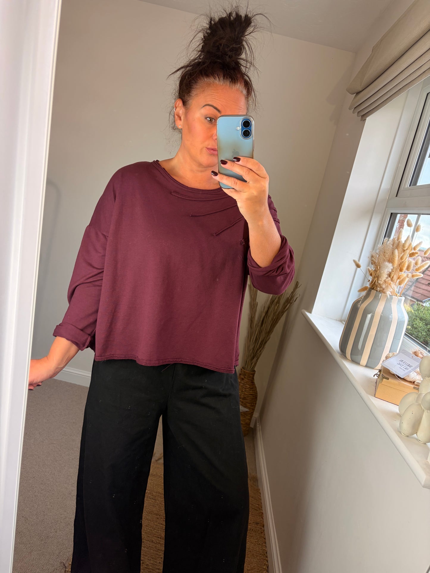Jersey Top - Wine