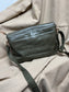 Double Compartment Crossbody Bag - Khaki