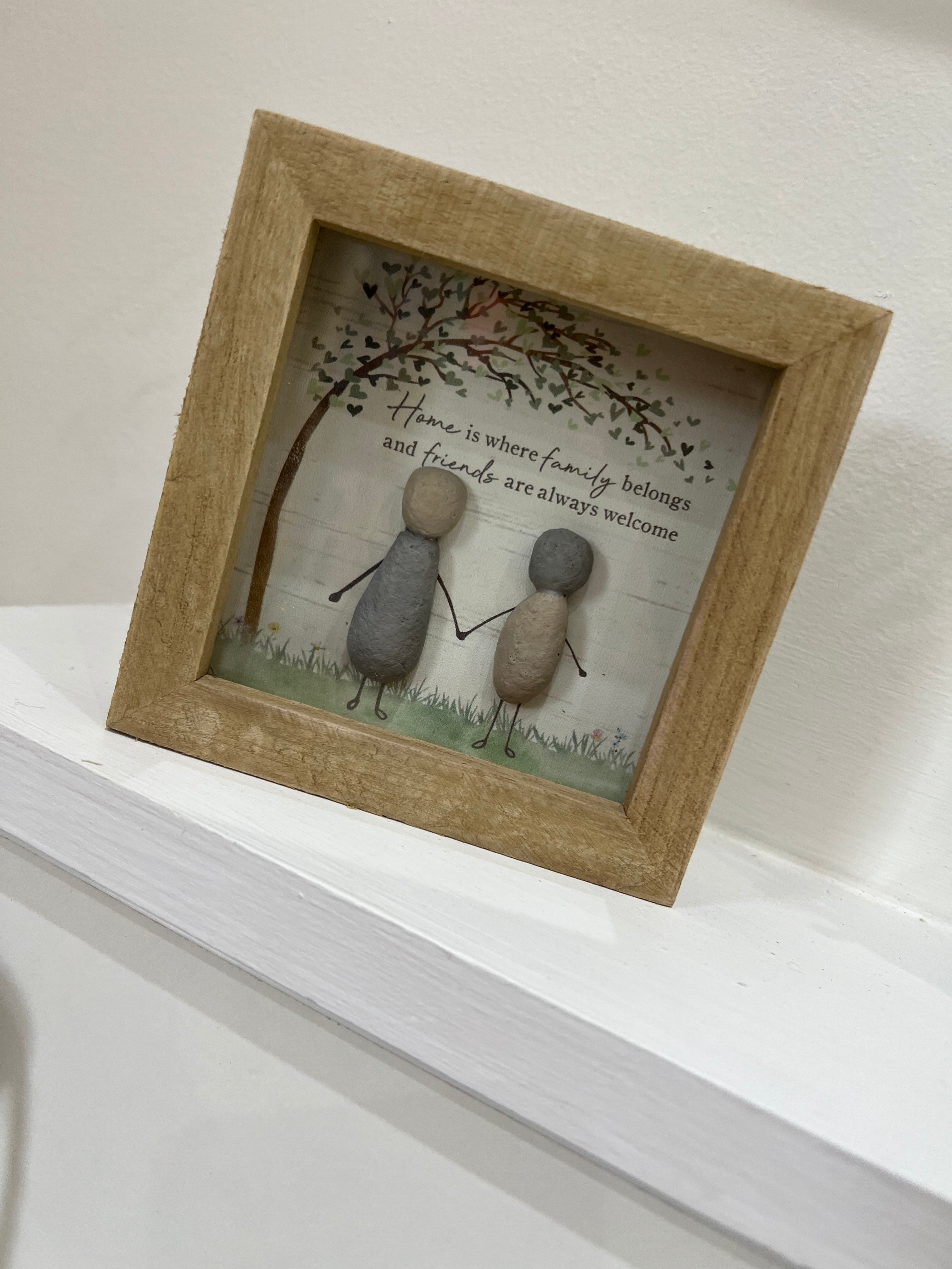 Multiple Pebbles Sign Pebble Box Sign - Home – Top Knot