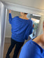 Button Back Jumper - Cobalt