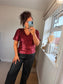 Sequin Top - Red