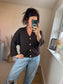 Soft Jersey Cardigan - Chocolate