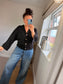 Soft Jersey Cardigan - Black