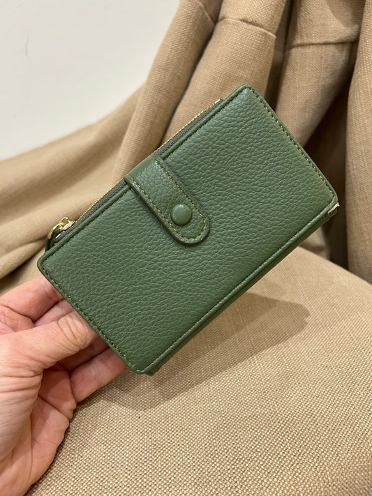 RFID Medium Purse - Sage