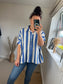 Stripe Shirt - Blue/Cream