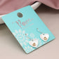 Peace Of Mind - Silver & Gold Plated Drop Heart Earrings