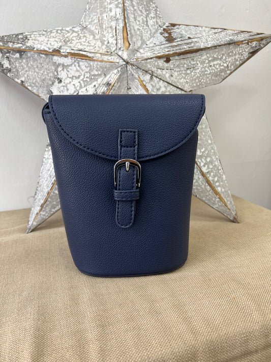 Bucket Crossbody Bag - Navy