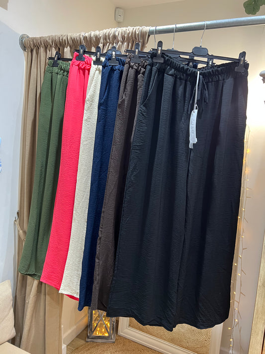 Wide Leg Trousers
