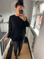 Crisscross Jumper - Black