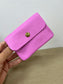 Leather Purse - Bubblegum